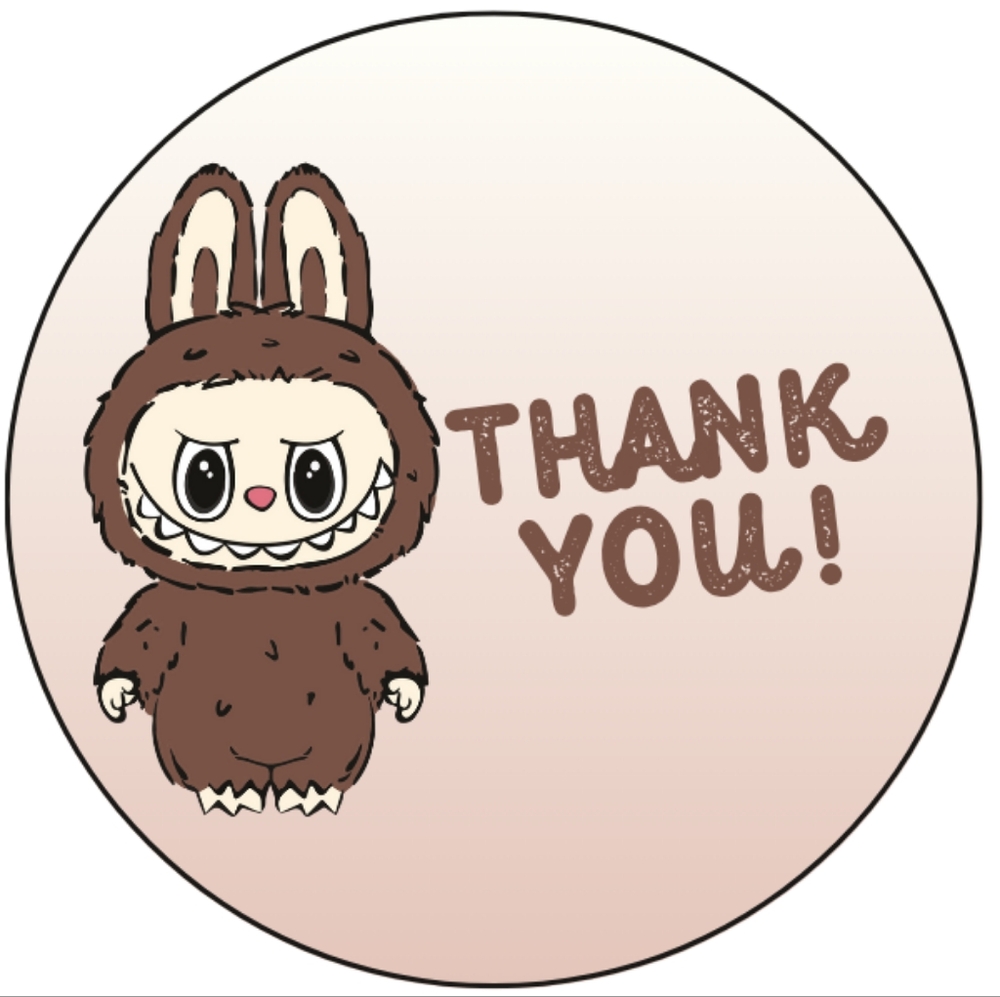 60 Labubu Stickers - Picture 2 of 3